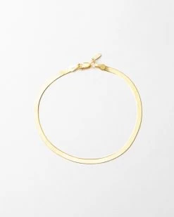 Taiya Bracelet -Gldn Shop 10k herringbone 12915 Edit
