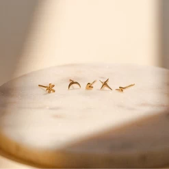 Starlight Studs -Gldn Shop 10k solid gold tiny studs collection a5ef9e09 560b 4c84 809a 2ffd6a9ed2ba