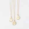 Foliage Necklace -Gldn Shop 14k gold botanical leaf pendant necklaces