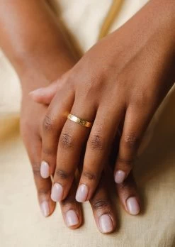 Foliage Meuse Band -Gldn Shop 14k gold leaves stacking ring 129