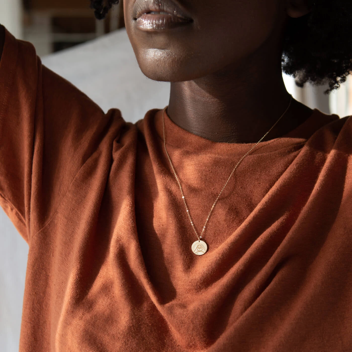 Hand Heart Necklace 7 Hand Heart Necklace - Image 5