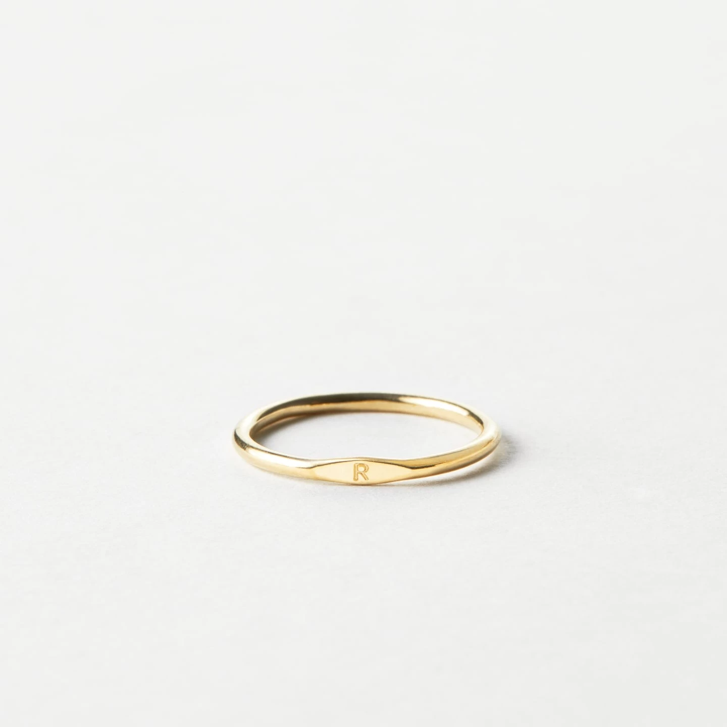 Micro Signet Ring Duo Set 5 Micro Signet Ring Duo Set - Image 3