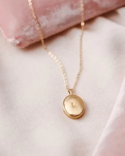 Oval Locket Necklace -Gldn Shop 2022 gldn vday 14496