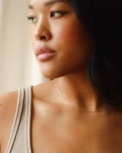 Minimal Cable Chain -Gldn Shop 2022 springmodel10536