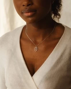 Gemstone Initial Pendant -Gldn Shop 2024 helene diamonds6333