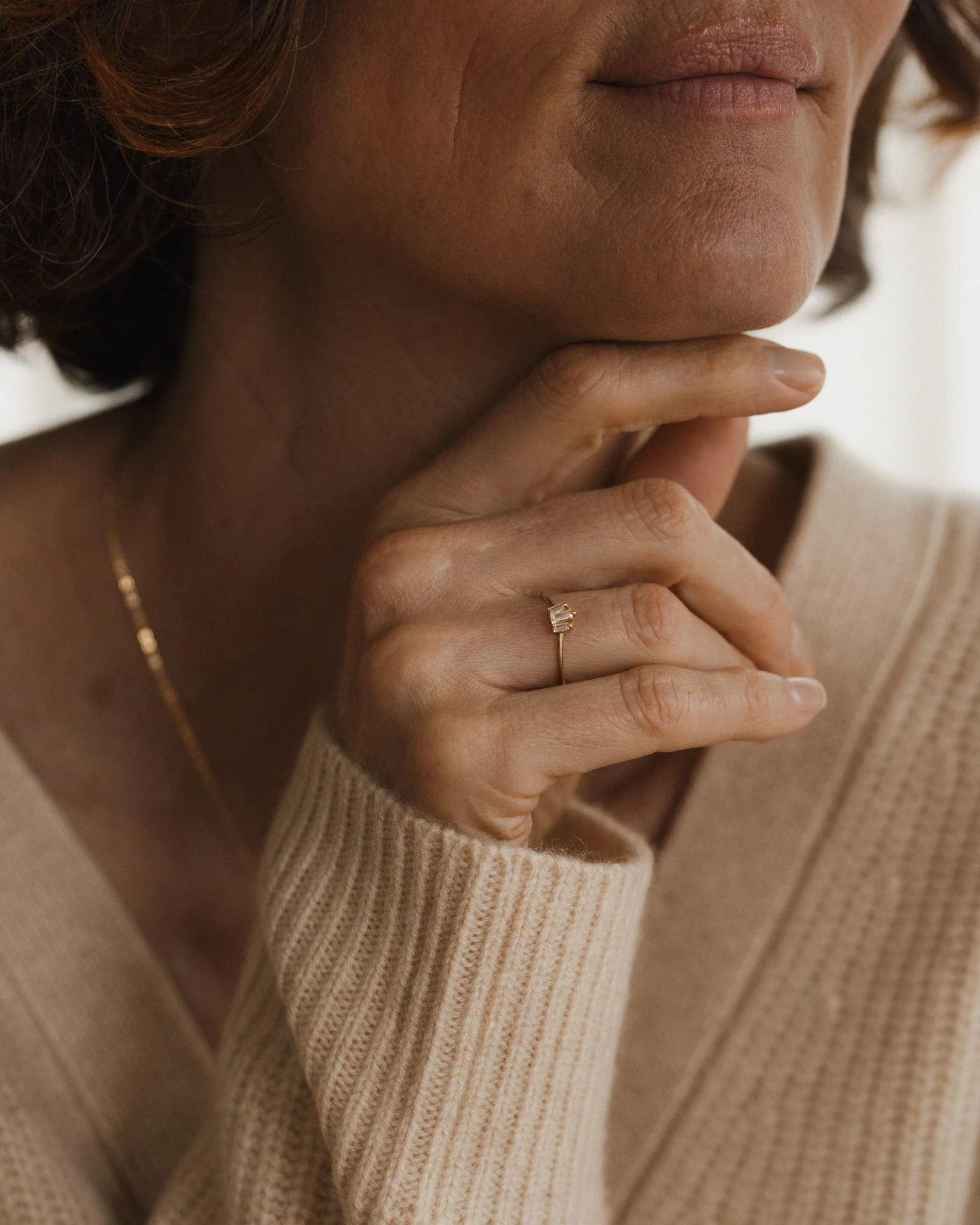 Prisma White Sapphire Ring 8 Prisma White Sapphire Ring - Image 6