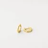 Geo Huggie Hoops -Gldn Shop 2024 spring 7138 Edit