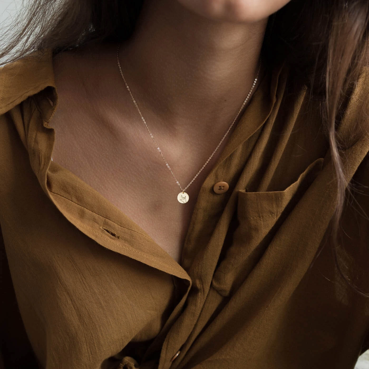 I Love You ASL Necklace 6 I Love You ASL Necklace - Image 4