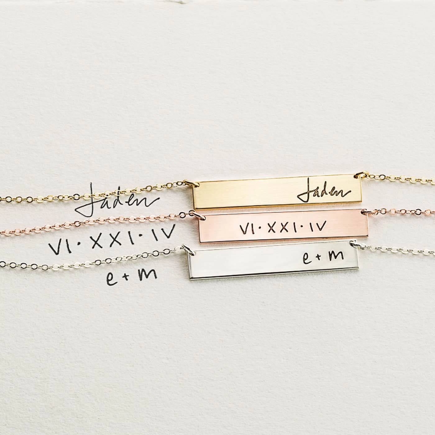 Handwriting Necklace 7 Handwriting Necklace - Image 5