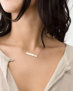 Handwriting Necklace 16 Handwriting Necklace -Gldn Shop Actualhandwritingbarnecklace 5