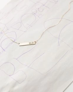 Handwriting Necklace 19 Handwriting Necklace -Gldn Shop Actualhandwritingbarnecklace 6