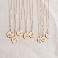 Birth Flower Necklace -Gldn Shop BirthFlowerNecklace 10