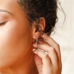 Cindy Hoops -Gldn Shop CindyMediumGoldHoops 5