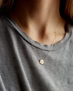 Small Flora Link Necklace -Gldn Shop DaintyFlowerNecklace 2