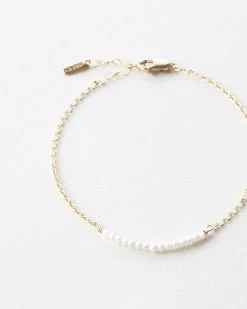 Mishko Pearl Bracelet 13 Mishko Pearl Bracelet -Gldn Shop DaintyPearlRowBracelet 2