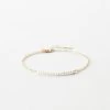 Mishko Pearl Bracelet -Gldn Shop DaintyPearlRowBracelet GoldFill PLPMain