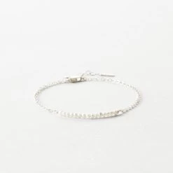 Mishko Pearl Bracelet 11 Mishko Pearl Bracelet -Gldn Shop DaintyPearlRowBracelet SterlingSilver PLPMain