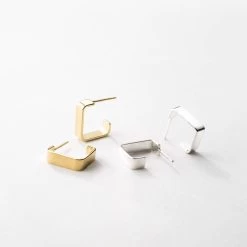 Eileen Hoops -Gldn Shop EileenSquareBoldHoops PLPMain