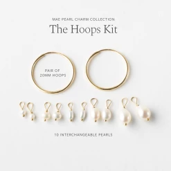 Mae Pearl Charm Hoops Kit -Gldn Shop Frame541
