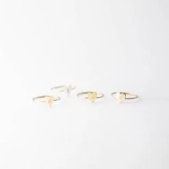 Frankie Heart Ring -Gldn Shop FrankieInitialHeartRing 7