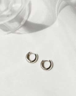 Domed Huggie Hoops -Gldn Shop GLD 0463