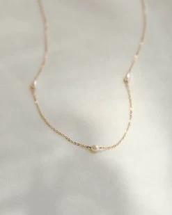 Trinity Pearl Necklace 16 Trinity Pearl Necklace -Gldn Shop GLD 0623 min