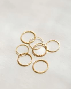 Golden Hour Stacking Rings -Gldn Shop GLD 0814