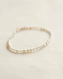 Organic Pearl Strand Bracelet -Gldn Shop GLD 1207 min
