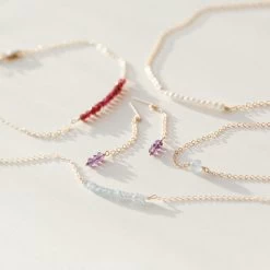 Mina Gem Drop Earrings -Gldn Shop GLD 3937