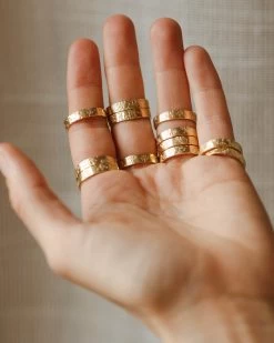 Flora Meuse Band - 14k Solid Gold -Gldn Shop GLD 5230 bb7dc425 eb59 43a6 818f 6b6eff08b44f