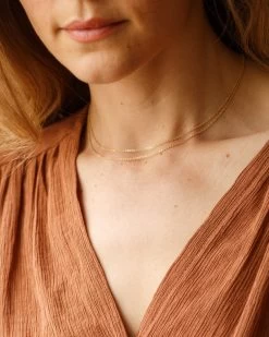 Solid Gold Dainty Chain -Gldn Shop GLD 5810