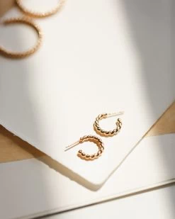 Signature Stacking Hoop Set 12 Signature Stacking Hoop Set -Gldn Shop GLD 5988 min