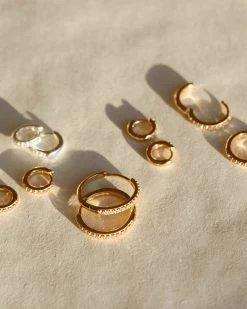 Octavia White Sapphire Hoops -Gldn Shop GLD 7491 74a3a5a6 7374 4ec5 ae9e efe6cf5ea36b