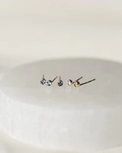 Aura Birthstone Necklace & Studs Set -Gldn Shop GLD 8290 min