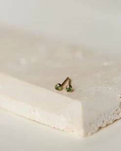 Emerald Green Aura Studs -Gldn Shop GLD 8312