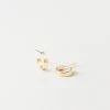Lill Huggie Hoops -Gldn Shop GoldHuggieHoops GoldFill PLP Main