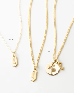 Gothic Initial Pendant -Gldn Shop GothicPendantsComparison complete