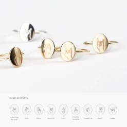 Hand Gestures Ring -Gldn Shop HandGesturesRing 4
