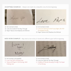 Handwriting Necklace 17 Handwriting Necklace -Gldn Shop HandwritingListing