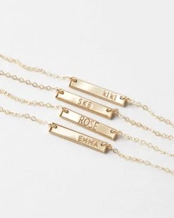 Kahlo Necklace -Gldn Shop KahloTinyBarNecklace 6