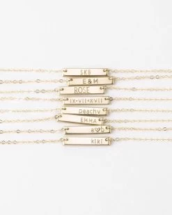 Kahlo Necklace -Gldn Shop KahloTinyBarNecklace 7