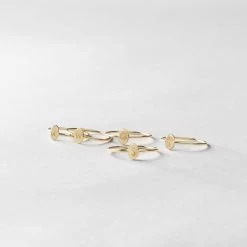 Kiki Oval Ring -Gldn Shop KikiDaintyInitialRing 6