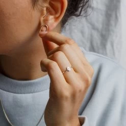 Kiki Oval Ring -Gldn Shop KikiDaintyInitialRing PDPHover