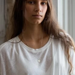 Blank Vollmond Necklace 24 Blank Vollmond Necklace -Gldn Shop LN213hammeredlayout C213 02