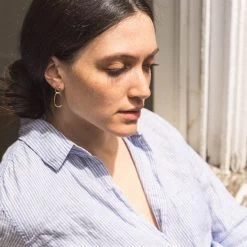 Davina Earrings -Gldn Shop LargeGoldLinkEarrings 4