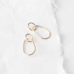 Davina Earrings -Gldn Shop LargeGoldLinkEarrings 5
