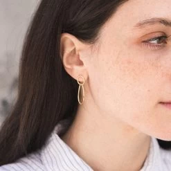 Davina Earrings -Gldn Shop LargeGoldLinkEarrings 6