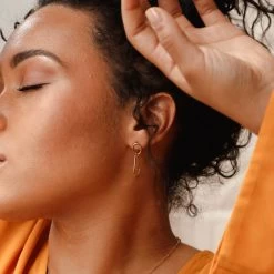 Davina Earrings -Gldn Shop LargeGoldLinkEarrings 7