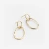 Davina Earrings -Gldn Shop LargeGoldLinkEarrings GoldFill PLPMain