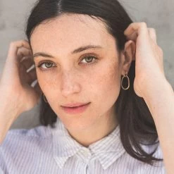 Davina Earrings -Gldn Shop LargeGoldLinkEarrings PLPHover